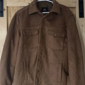 Men's Brown Suede Jacket
